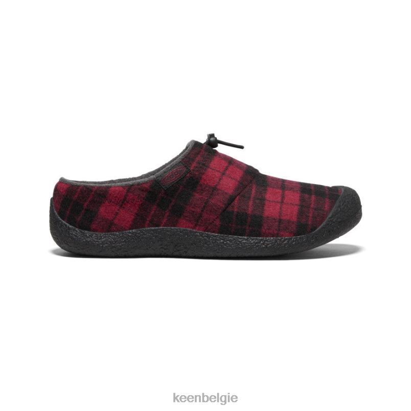 Heren howser iii glijbaan rabarber plaid/zwart KEEN schoenen DPX8V99