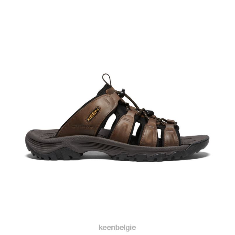 Heren targhee iii slide-sandaal bizons/mulch KEEN schoenen DPX8V275