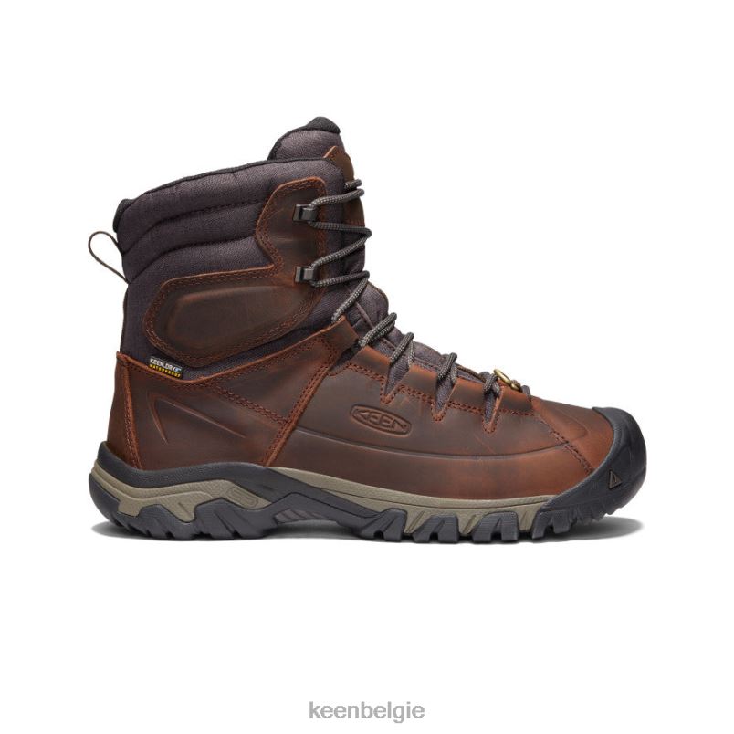 Heren targhee hoge waterdichte veterlaars cacao/mulch KEEN schoenen DPX8V389