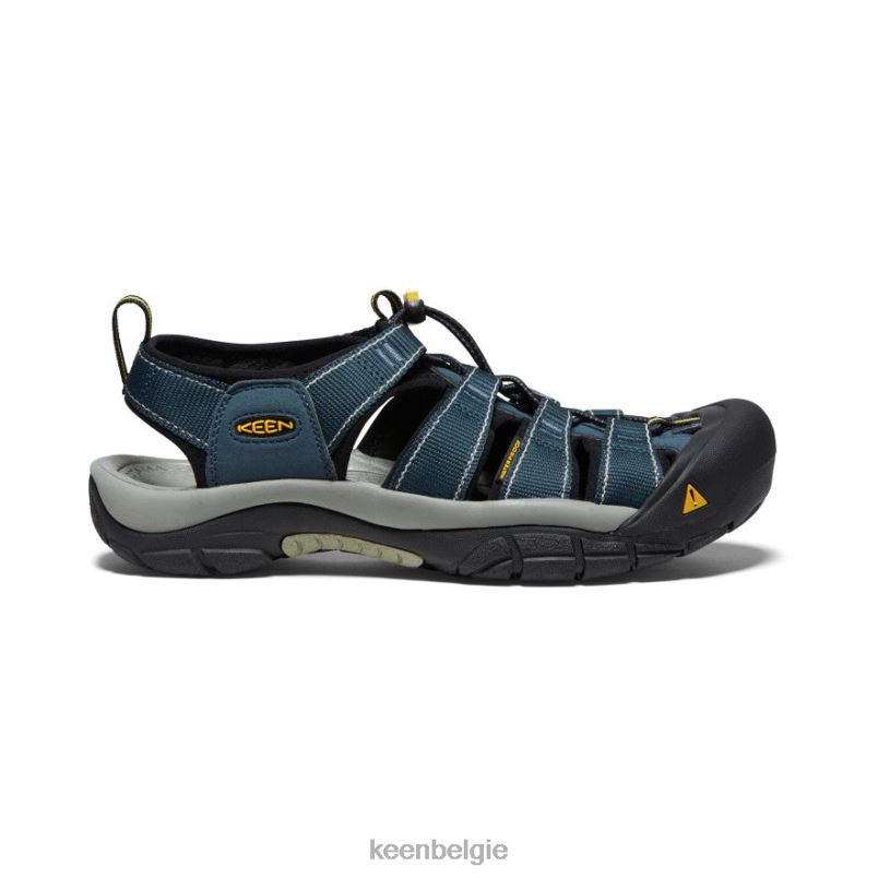 Heren nieuwpoort h2 marine/middelgrijs KEEN schoenen DPX8V52