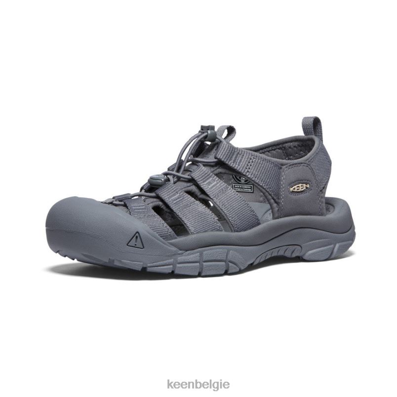 Heren nieuwpoort h2 monochroom/staalgrijs KEEN schoenen DPX8V47