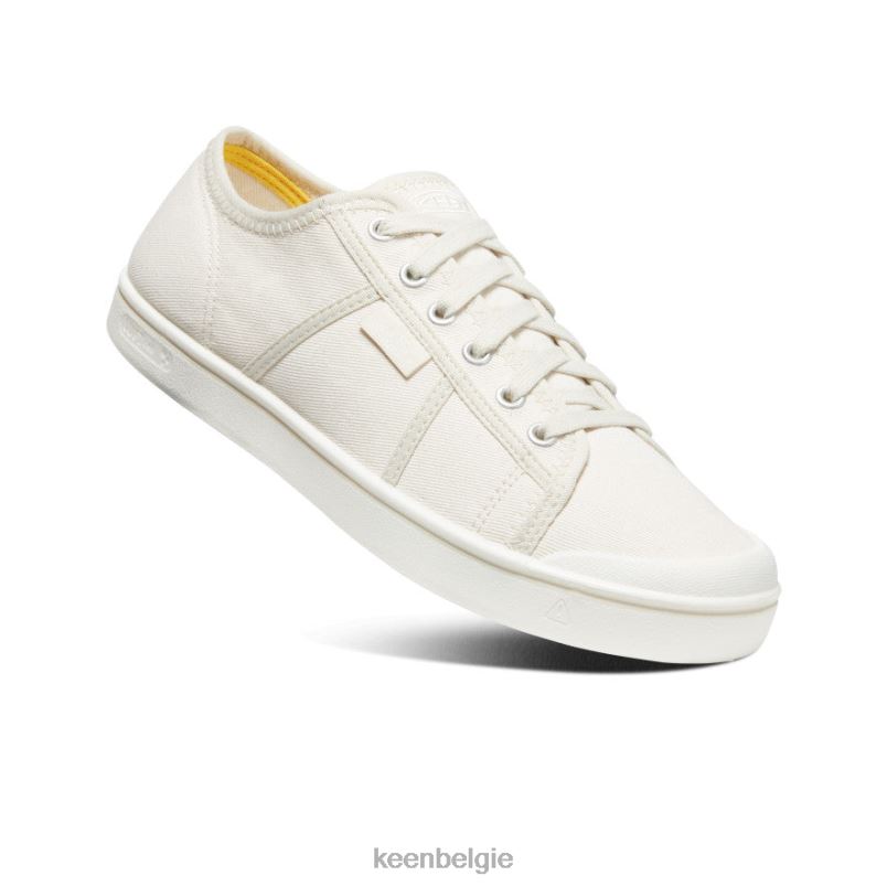 Heren eldon-sneaker naturel canvas/sterwit KEEN schoenen DPX8V261