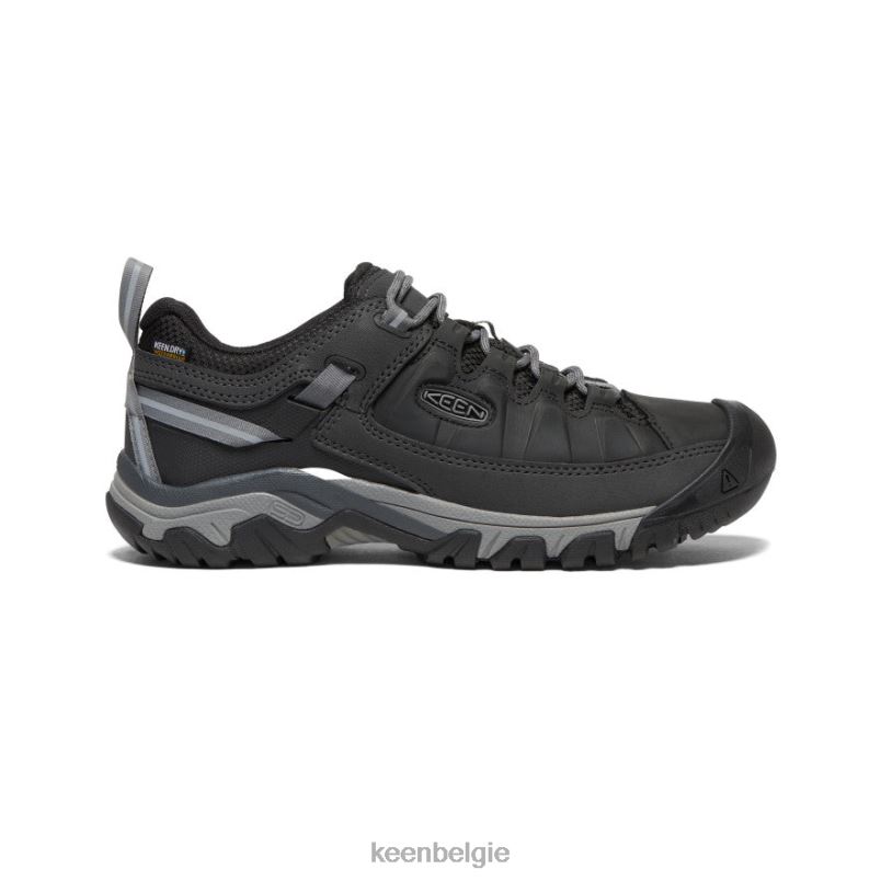 Heren targhee iii waterdicht zwart/staalgrijs KEEN schoenen DPX8V147