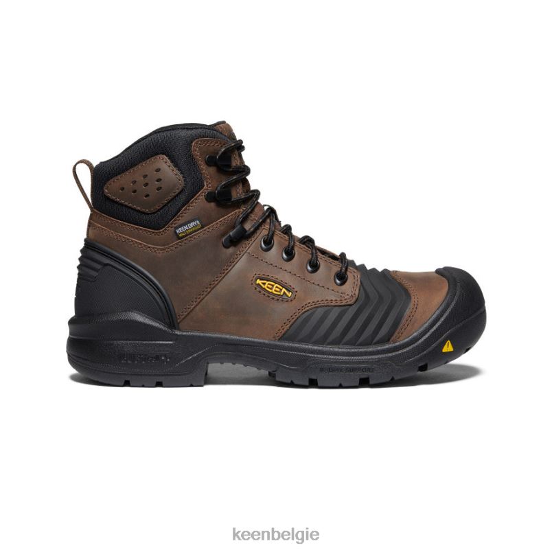 Heren portland 6" donkere aarde/zwart KEEN schoenen DPX8V303