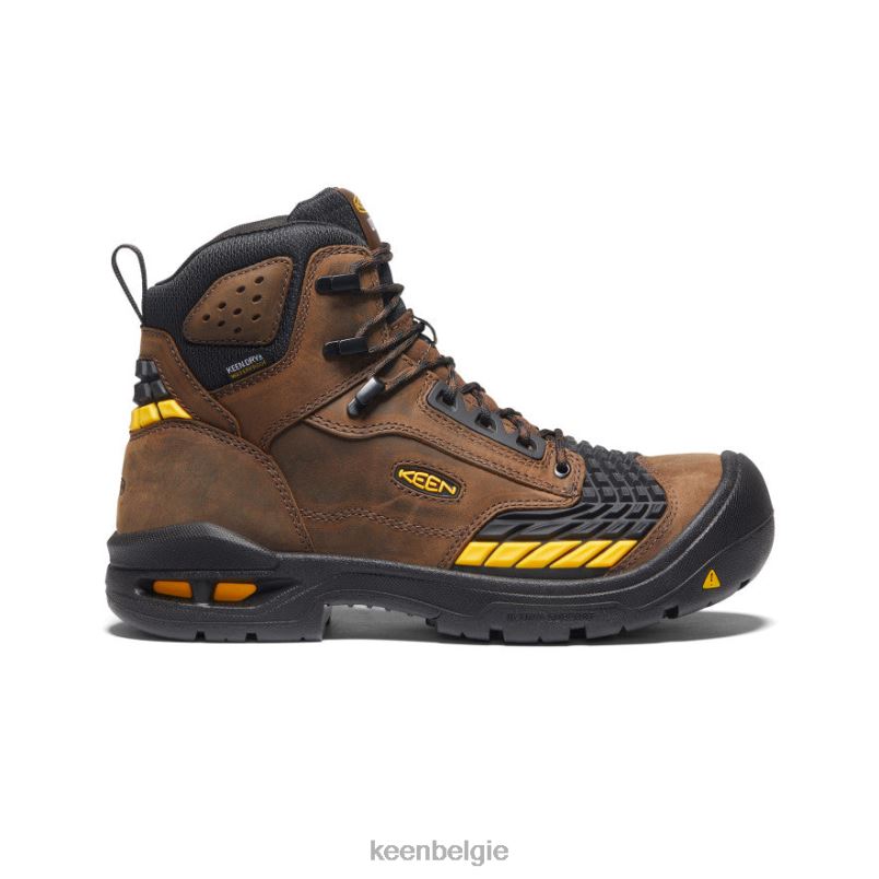 Heren troy 6" donkere aarde/zwart KEEN schoenen DPX8V255