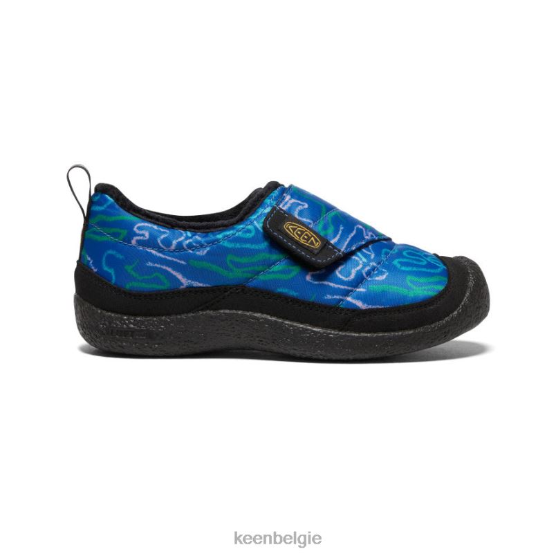 Grote kinderen hoes wrap baleine blauw/multi KEEN schoenen DPX8V987