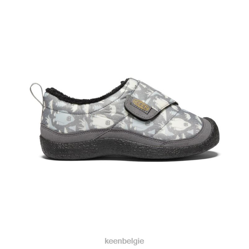 Grote kinderen hoes wrap staalgrijs/sterwit KEEN schoenen DPX8V985