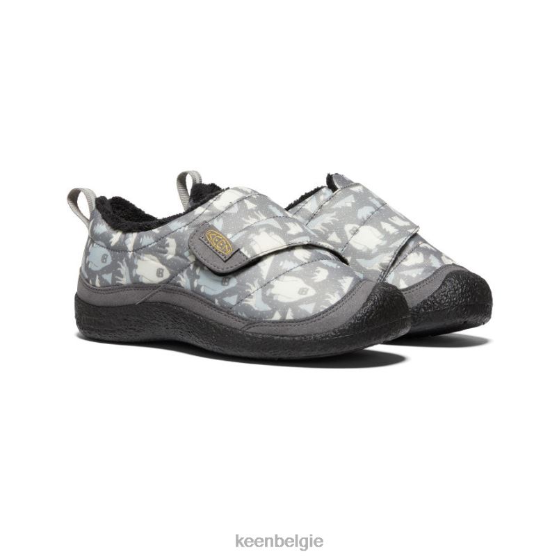 Grote kinderen hoes wrap staalgrijs/sterwit KEEN schoenen DPX8V985