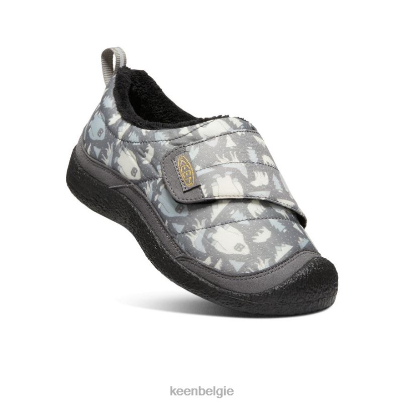 Grote kinderen hoes wrap staalgrijs/sterwit KEEN schoenen DPX8V985