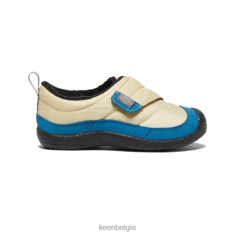 kleine kinderen hoes wrap safari/mykonosblauw KEEN schoenen DPX8V993