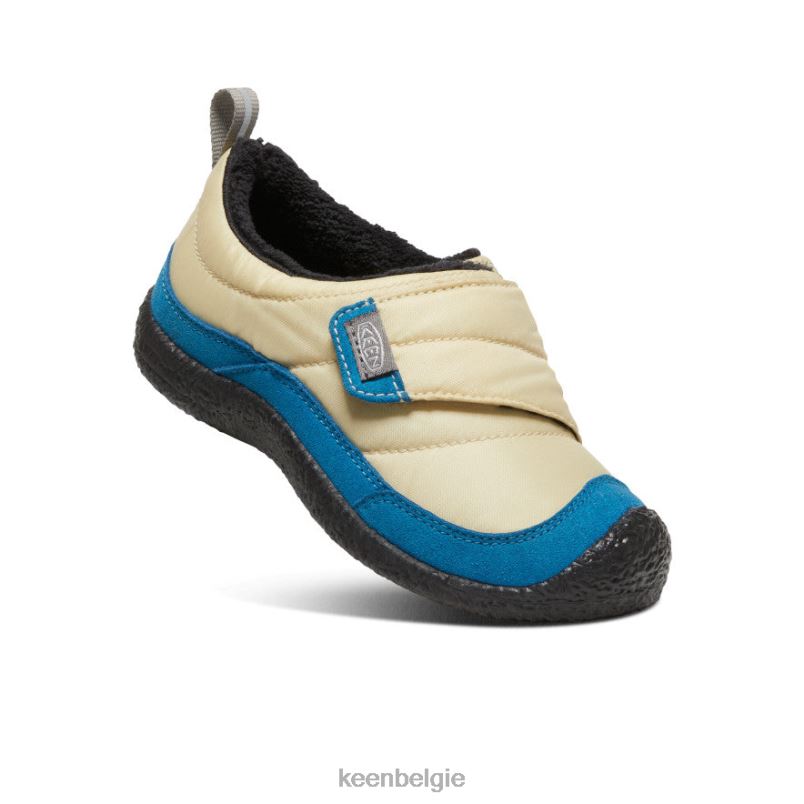 kleine kinderen hoes wrap safari/mykonosblauw KEEN schoenen DPX8V993