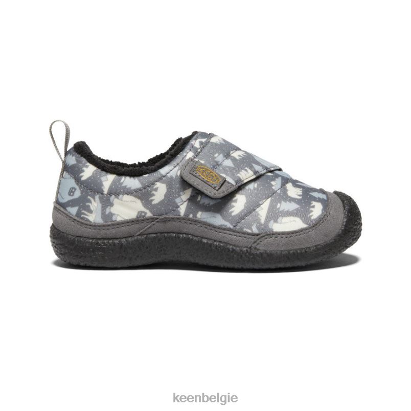 kleine kinderen hoes wrap staalgrijs/sterwit KEEN schoenen DPX8V991