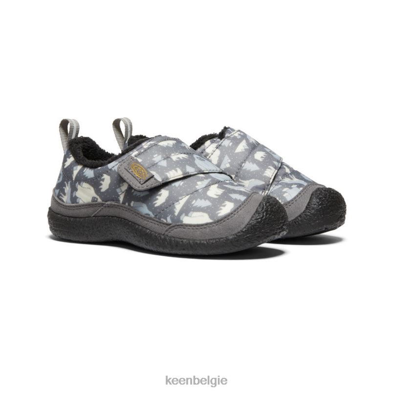 kleine kinderen hoes wrap staalgrijs/sterwit KEEN schoenen DPX8V991