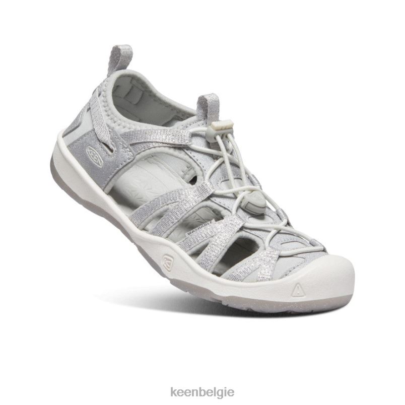 Grote kinderen moxie sandaal zilver KEEN schoenen DPX8V922