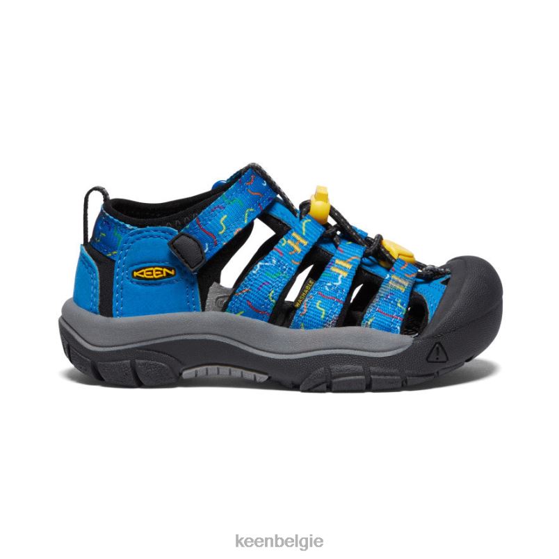 kleine kinderen nieuwpoort h2 oostenrijk/zwart KEEN schoenen DPX8V737