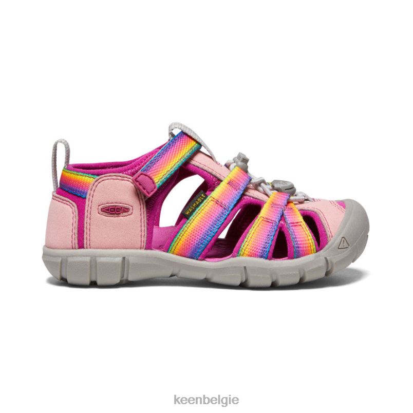 kleine kinderen zeekamp ii cnx regenboog/festivalfuchsia KEEN schoenen DPX8V854