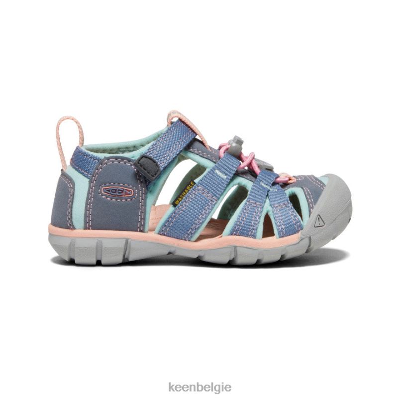 kleine kinderen zeekamp ii cnx vuursteen/oceaangolf KEEN schoenen DPX8V845