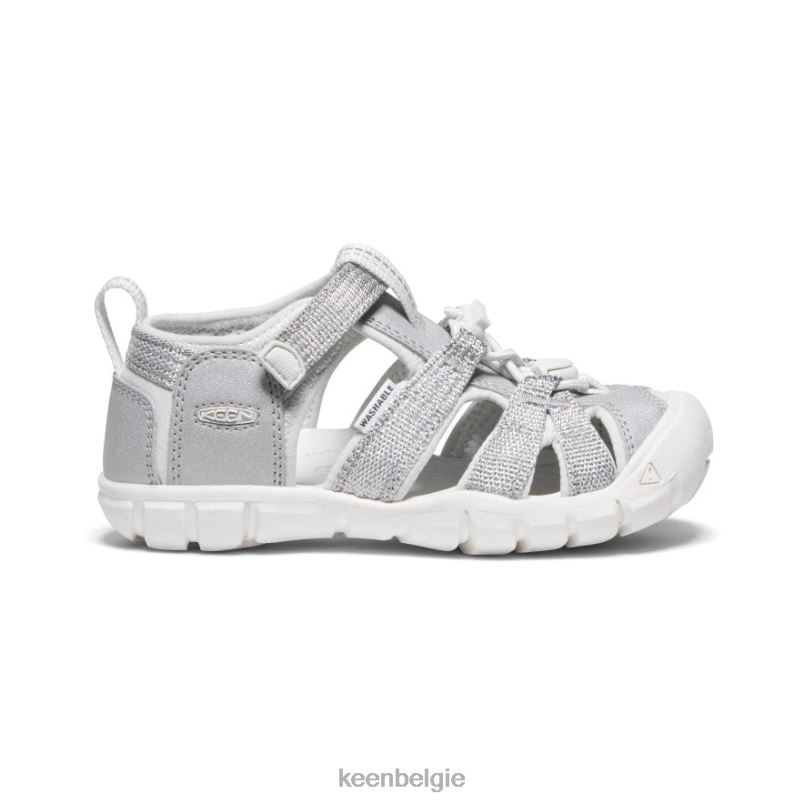 kleine kinderen zeekamp ii cnx zilver/sterwit KEEN schoenen DPX8V857