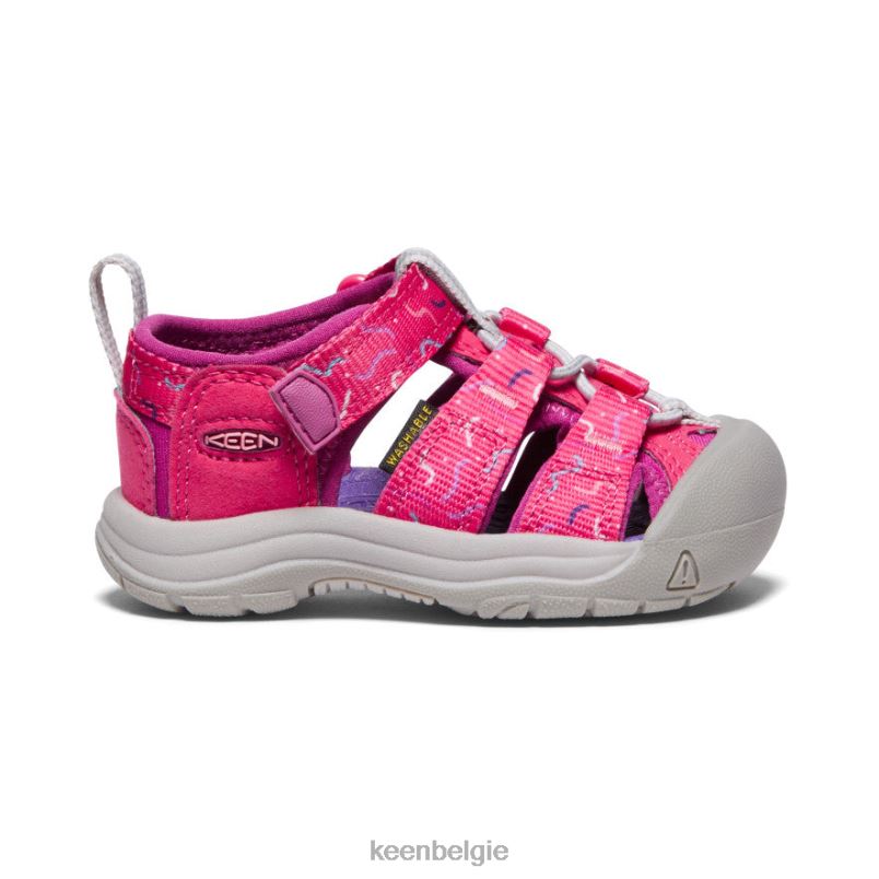 peuters nieuwpoort h2 azalea/festivalfuchsia KEEN schoenen DPX8V832