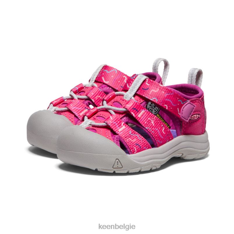 peuters nieuwpoort h2 azalea/festivalfuchsia KEEN schoenen DPX8V832