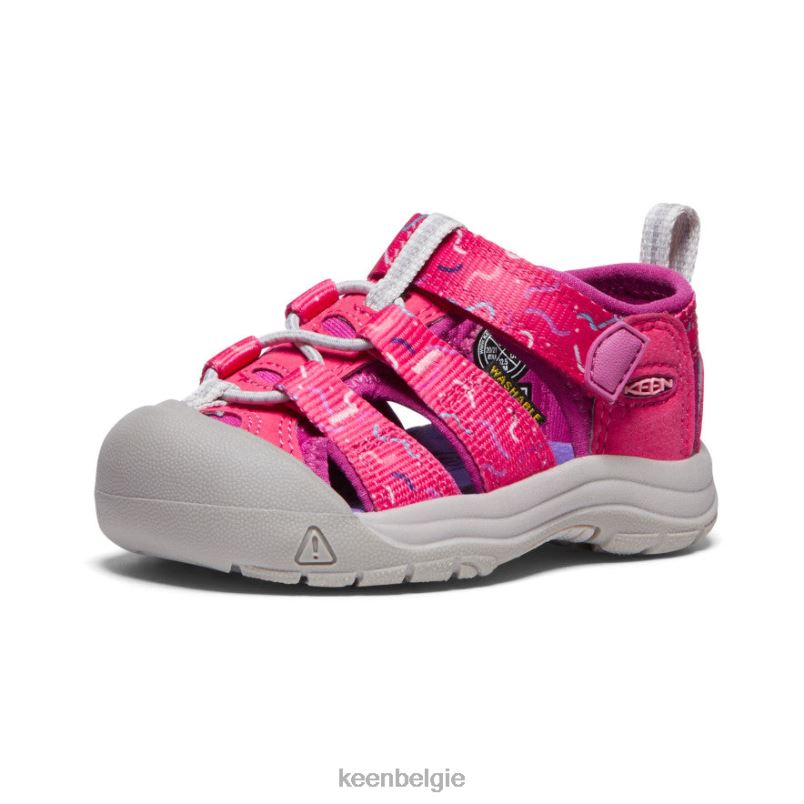 peuters nieuwpoort h2 azalea/festivalfuchsia KEEN schoenen DPX8V832