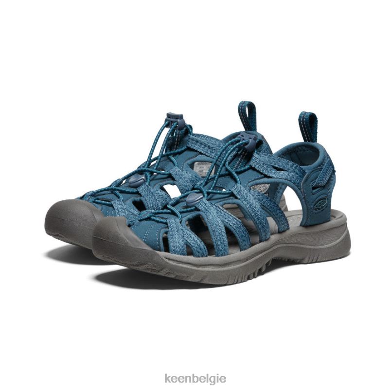 vrouwen fluisteren rook blauw KEEN schoenen DPX8V523