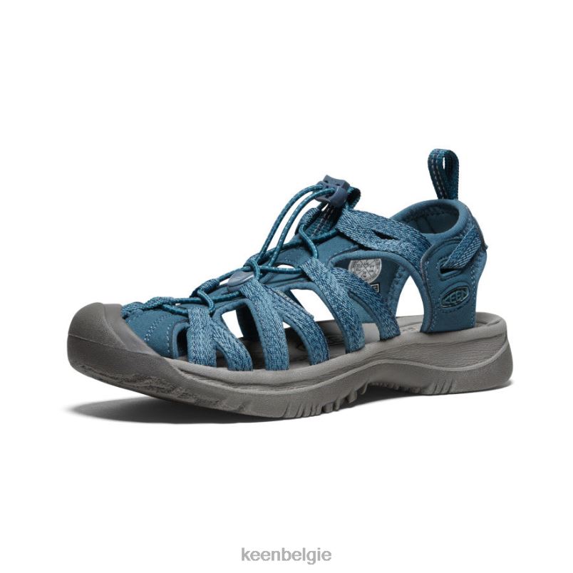 vrouwen fluisteren rook blauw KEEN schoenen DPX8V523