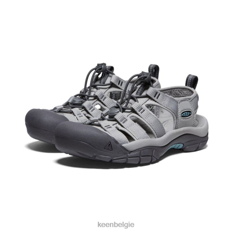 vrouwen nieuwpoort h2 grijs/rookblauw KEEN schoenen DPX8V405