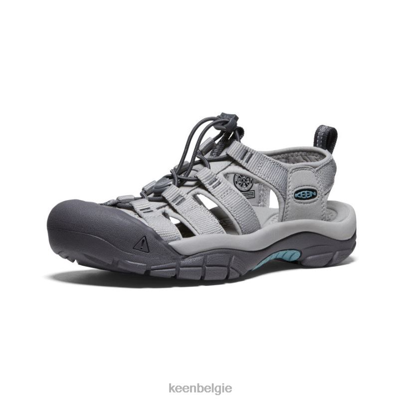 vrouwen nieuwpoort h2 grijs/rookblauw KEEN schoenen DPX8V405